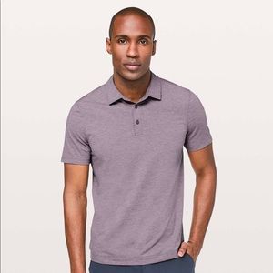 Lululemon Evolution Polo Size L (Heathered Graphite Purple)